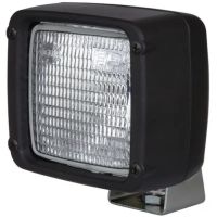 Luz de trabalho halogénio, quadrado, 12/24V, branco, 112x97x126.5mm, manga AMP/terminal de lâmina, Ultrabeam by Hella
