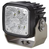 Luz de trabalho LED, 4000lm, quadrado, 12/24V, branco, abraçadeira ficha Deutsch, 8 LEDs, Ultrabeam by Hella