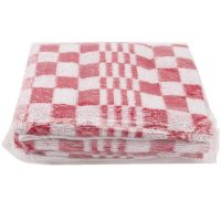 Toalha de cozinha 50x50 cm vermelho 3 p