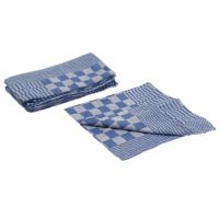 Pano de loiça 60x65 azul 6 uds