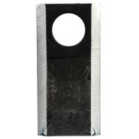 Lâmina de gadanheira dir./esq. 90x42x4 mm diâmetro Ø20,50 mm, adequada para Kongskilde JF/Stoll embalagem de 25