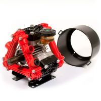 BOMBA DE PULVERIZAÇÃO DE BAIXA PRESSÃO UDOR ZETA 85 3 PISTÕES 85 L/MIN 20 BAR EIXO SIMPLES 1"3/8Z665