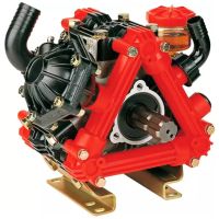 BOMBA DE PULVERIZAÇÃO DE BAIXA PRESSÃO UDOR ZETA 100 3 PISTÕES 98 L/MIN 20 BAR EIXO SIMPLES 1"3/8Z6OS