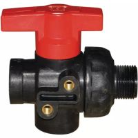 VÁLVULA DE ESFERA DE 3 VIAS PP GÁS 1" MF-LL8