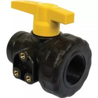 VÁLVULA DE ESFERA PP 1" 1/4 NPT FF-LL