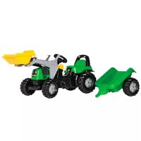 TRATOR DEUTZ + CARREGADOR + REBOQUE