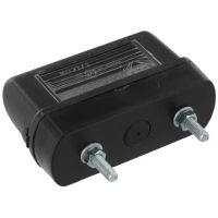 Luz de chapa de matrícula 5W, retangular, 12V, preto, de aparafusar, 85x49mm, Regpoint I by Aspöck