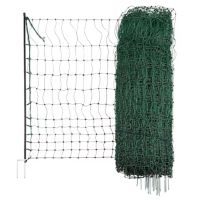 Rede para aves de capoeira 50m/106cm com espigão duplo verde elec...