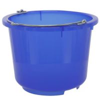 Balde azul transparente 12L
