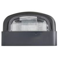 Luz de chapa de matrícula 5W, retangular, 12V, branco, de aparafusar, 105x63mm, terminal de lâmina, Hella