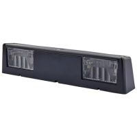 Luz de chapa de matrícula 5W, retangular, 12/24V, branco, de aparafusar, 266x45mm, terminal de lâmina, Hella
