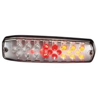 Farol traseiro LED, retangular, 12/24V, branco/âmbar/vermelho, de aparafusar, Hella
