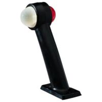 Luz de sinalização 12V, vermelho/branco, de aparafusar, Hella