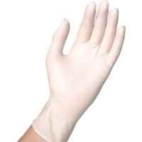 Luvas transparentes descartáveis sem pó Latex 24 cm de comprimento 7/S Latex pf IC by Semperguard