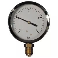 MANÓMETRO 60 MM COM ROSCA 1/4" -1 A + 3 BAR