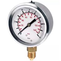 MANÓMETRO DE GLICERINA 63 MM 0/4 BAR RADIAL 1/4"