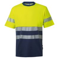 T-Shirt Algodão Bicolor alta visibilidade MC Reflatex