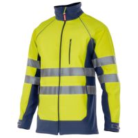 Casaco softshell Bicolor de alta visibilidade