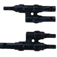 CONECTOR MC4 DUPLO PARA CONECTAR 2 PAINÉIS SOLARES EM PARALELO MARLEC