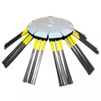 KIT DE 10 CONJUNTOS DE 3 ESCOVAS DE AÇO PARA GREENBUSTER PRO III KWERN