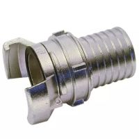 DEMI RACCORD AVEC VERROU DN100 CANNELE TUYAU 110 MM