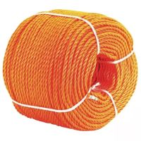 CORDA DE POLIPROPILENO LARANJA 8 MM MEADA DE 25 METROS