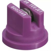 BICO DE JATO PLANO XR80 025 VS. PACK DE AÇO INOXIDÁVEL VIOLETA PACOTE DE 8 PEÇAS