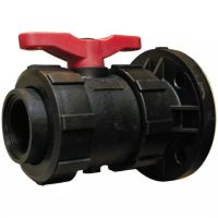 VÁLVULA POLIPROPILENO 2 VIAS F/FLANGE 2" SAFI