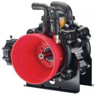 BOMBA PULVERIZADORA DE BAIXA PRESSÃO AR160 BPC/C 4 ÊMBOLOS 166,2 L/MIN 20 BAR EIXO PASSANTE 1"3/8 6C BLUEFLEX