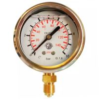 MANÓMETRO DE GLICERINA 63 MM 0/10 BAR RADIAL 1/4" PACK