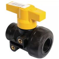 VÁLVULA DE ESFERA PP 1" NPT FF-LL
