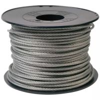 CABO AÇO INOXIDÁVEL 7X19 6 MM AISI316 1770Nmm2 BOBINA DE 50 METROS