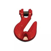 GANCHO DE CARGA COM ENGATE BOCA DE LOBO AÇO PINTADO D 8MM 2000KGS