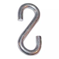GANCHO EM S SIMÉTRICO AÇO GALVANIZADO 6 MM