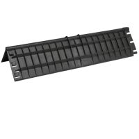 CANTONERA 40cm x185mm NEGRO