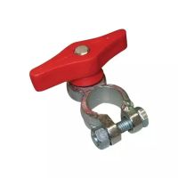 TERMINAL DE BATERIA + VERMELHO M8 LATÃO COM PORCA BORBOLETA BLISTER
