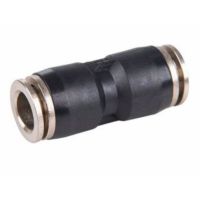RACOR RECTO PLASTICO METAL Ø10