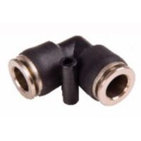 RACOR CODO PLASTICO METAL Ø6