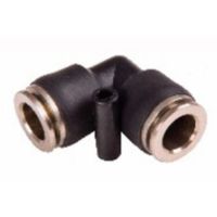 RACOR CODO PLASTICO METAL Ø10