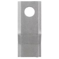 Lâmina de gadanheira esq./dir. 120x50x4 mm diâmetro Ø21 mm, adequada para Claas, embalagem de 25