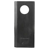 Lâmina de gadanheira DIR. 112x49x4mm Ø21mm, adequada para Pöttinger (embalagem de 25 unid.)