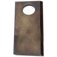 Lâmina de gadanheira esq. 108x49x4 mm diâmetro Ø21 mm, adequada para Pöttinger, embalagem de 25