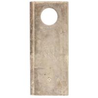 Lâmina de gadanheira esq. 120x49x4 mm diâmetro Ø21 mm, adequada para Pöttinger