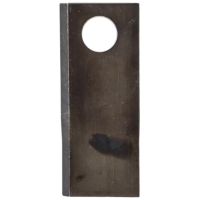 Lâmina de gadanheira dir. 120x49x4 mm diâmetro Ø21 mm, adequada para Pöttinger