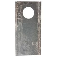 Lâmina de gadanheira esq. 100x48x4 mm diâmetro Ø21 mm, adequada para Pöttinger, embalagem de 25