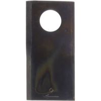 Lâmina de gadanheira dir. 100x48x4 mm diâmetro Ø21 mm, adequada para Pöttinger, embalagem de 25