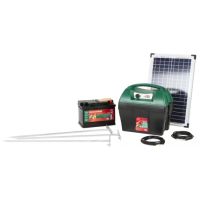 Conjunto de arranque AD 3000 digital com módulo solar de 25 W