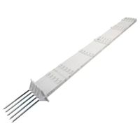 Estaca de plástico 125 cm 5 peças