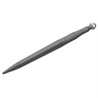 DENT DE FOURCHE Ø36 LG 600 M20X1.5 CL PROFIL CAR RAL 7021