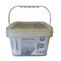 SEAU 5KG CRAMPILLON DOUBLE HARPON 4X50 ELECTRO ZN